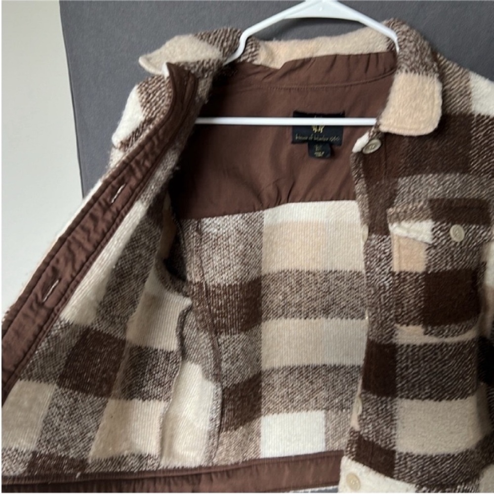 House of Harlow 1960 Top Buttons Down Jacket Shirt Womens - Picture 4 of 8